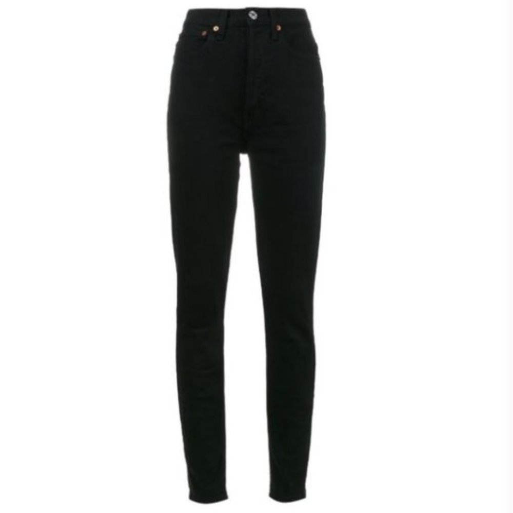 RE/DONE | Originals Ultra High  Rise Skinny in Black (Size 25)